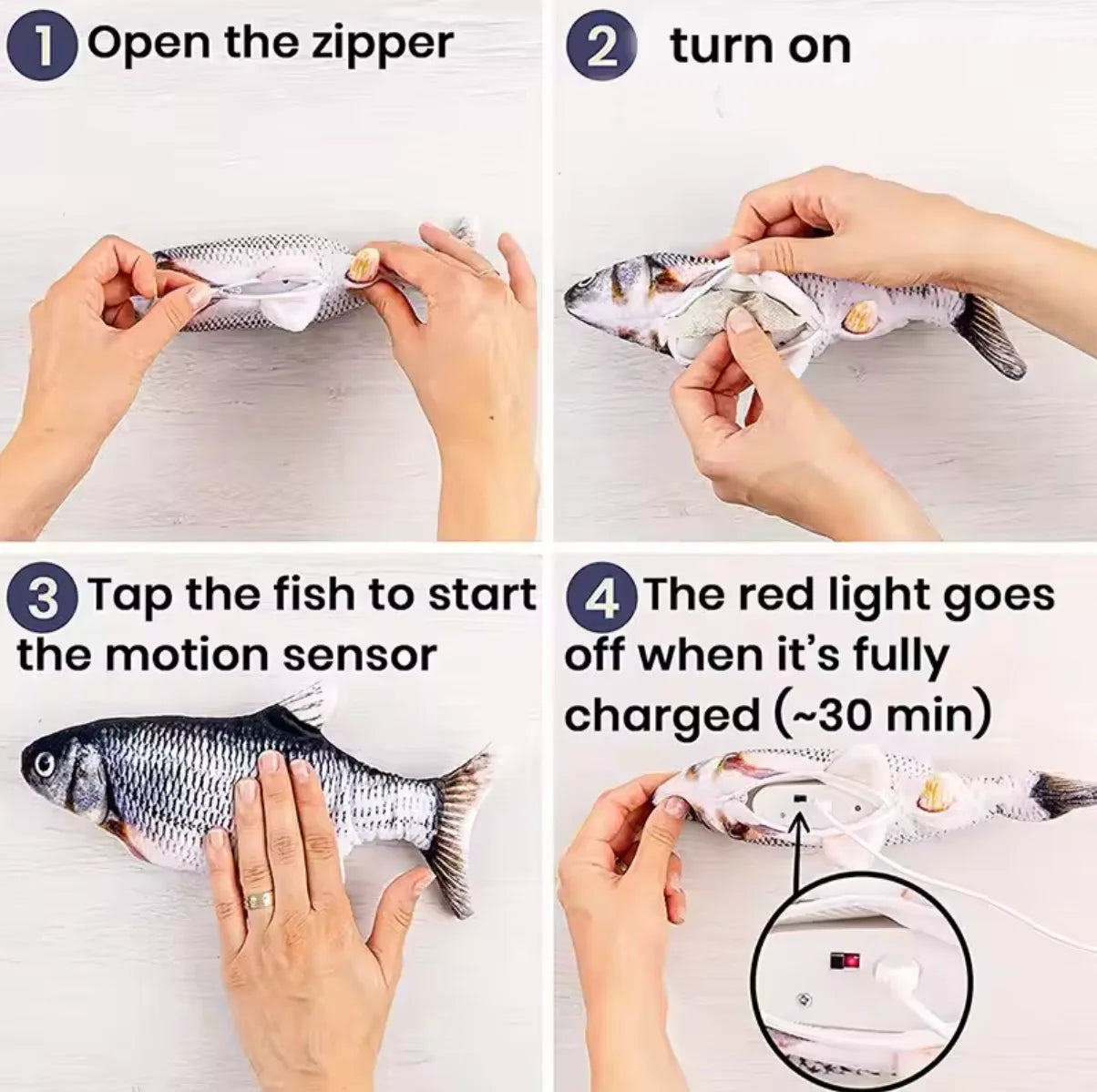 Flopping Fish Cat Toy