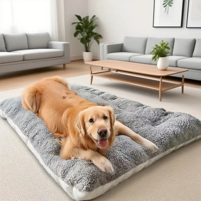 Super-soft plush pet bed for dogs and cats