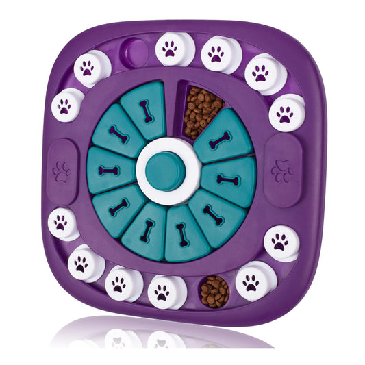Interactive treat puzzle toy for dogs