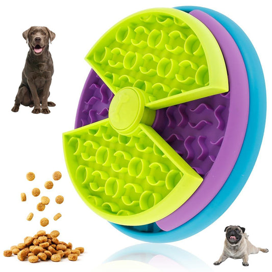 Anti-choke slow feeding bowl for medium and large dogs